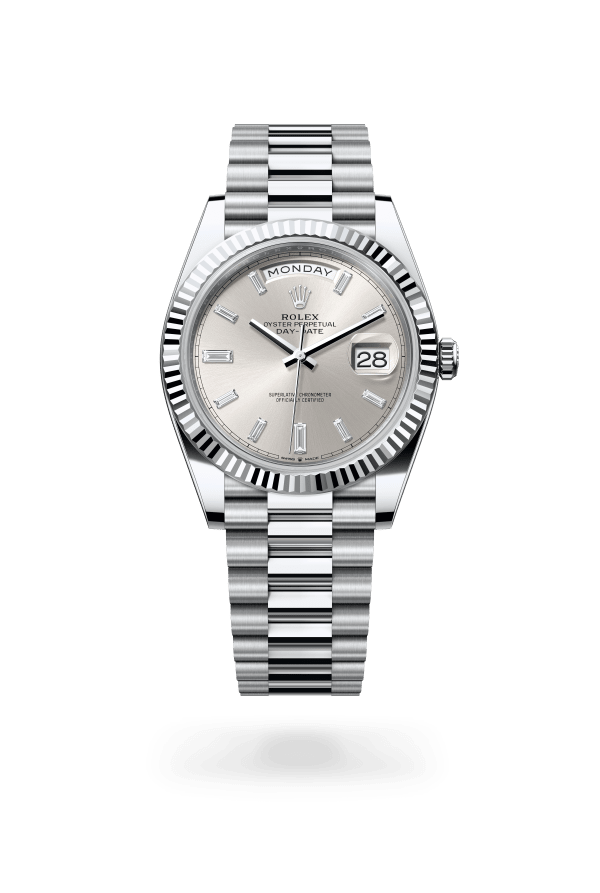 Rolex Day-Date 40 Platinum – Ice Blue 228236