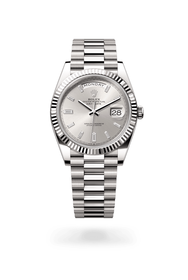 Rolex Day-Date 40 White Gold – Olive 228239