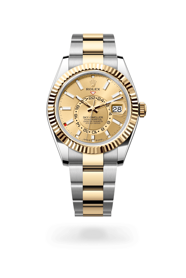 Rolex Sky-Dweller Steel & Gold – Black Dial 336933